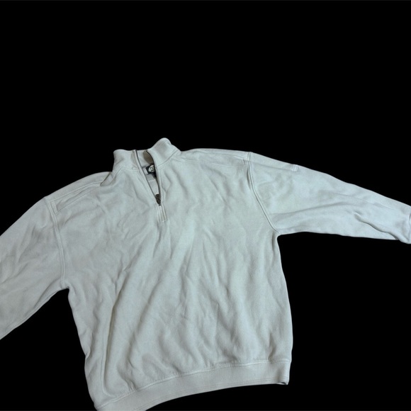 Tommy Bahama White Zip Up Sweater - Picture 2 of 5